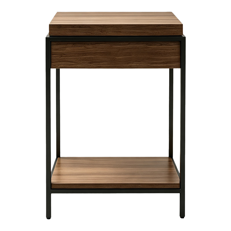 Consolă Odar, cu depozitare, Diverse culori, 63x63x80 cm - Nuc | SKU: 431-000012 | Consolă Odar, cu depozitare, 63x63x80 cm, varianta Nuc, produs pentru amenajarea locuinței, disponibil online în România la CasaMob