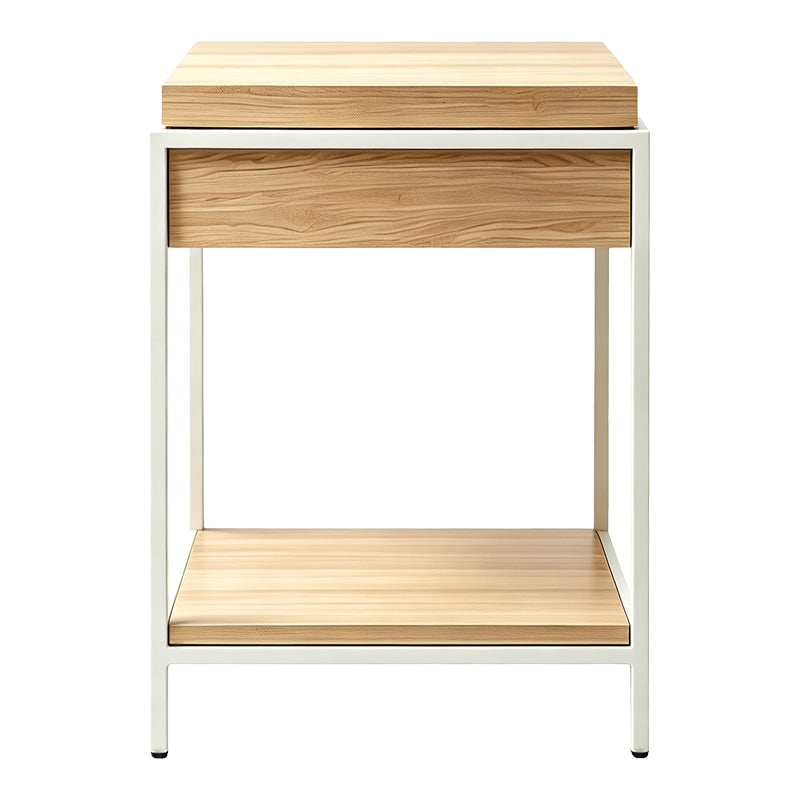 Consolă Odar, cu depozitare, Diverse culori, 63x63x80 cm - Stejar - Alb | SKU: 431-000013 | Consolă Odar, cu depozitare, 63x63x80 cm, varianta Stejar - Alb, produs pentru amenajarea locuinței, disponibil online în România la CasaMob