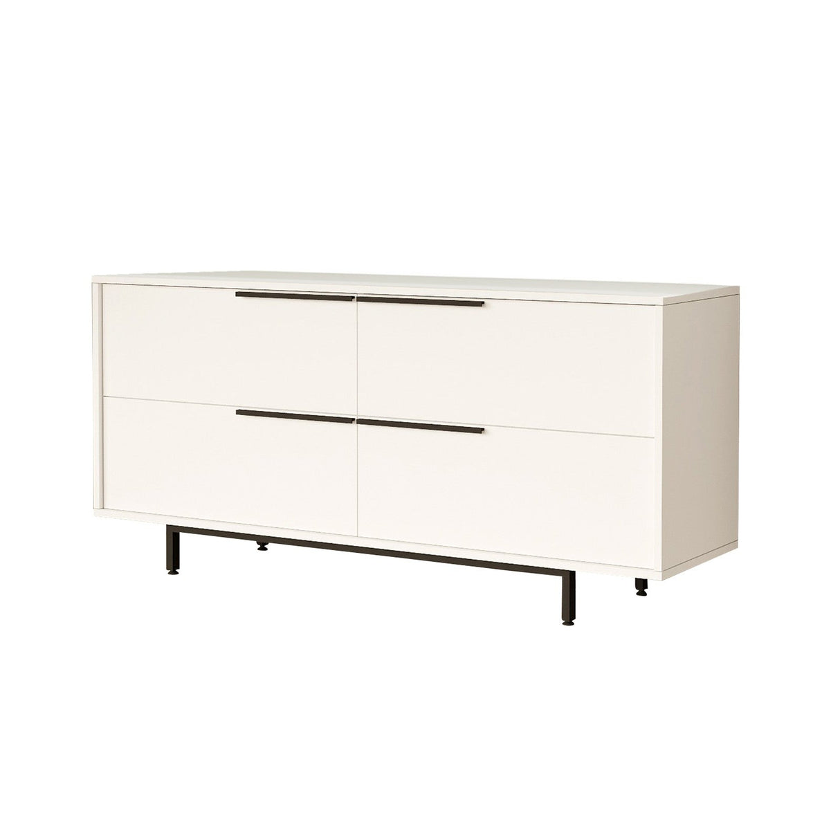 Consola On3 Locelso, nuc - alb, 160x45 cm