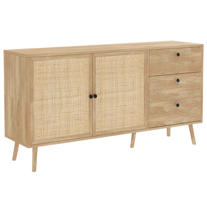 Consolă Oslo, Sonoma - Negru, 150x39x79 cm - Sonoma
