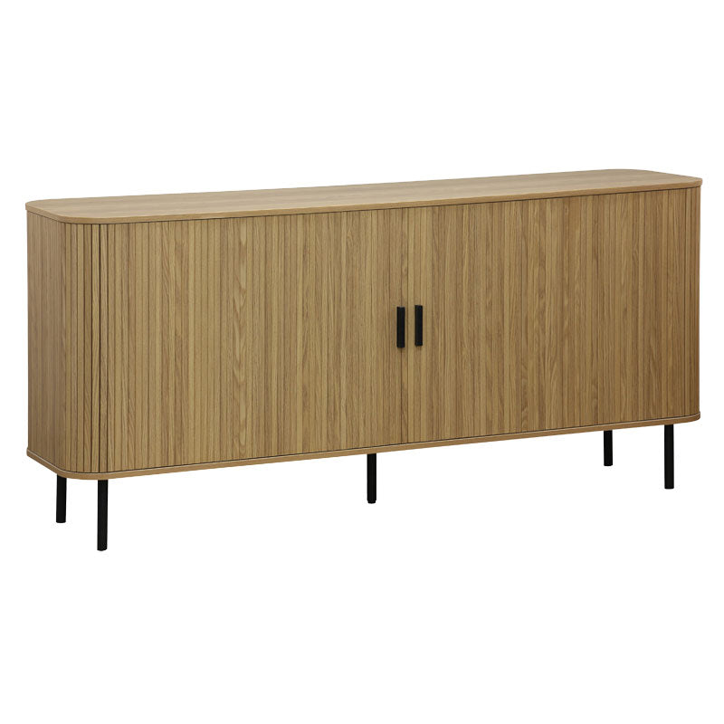 Consolă Scandi MDF, Natural, 170x45x80 cm