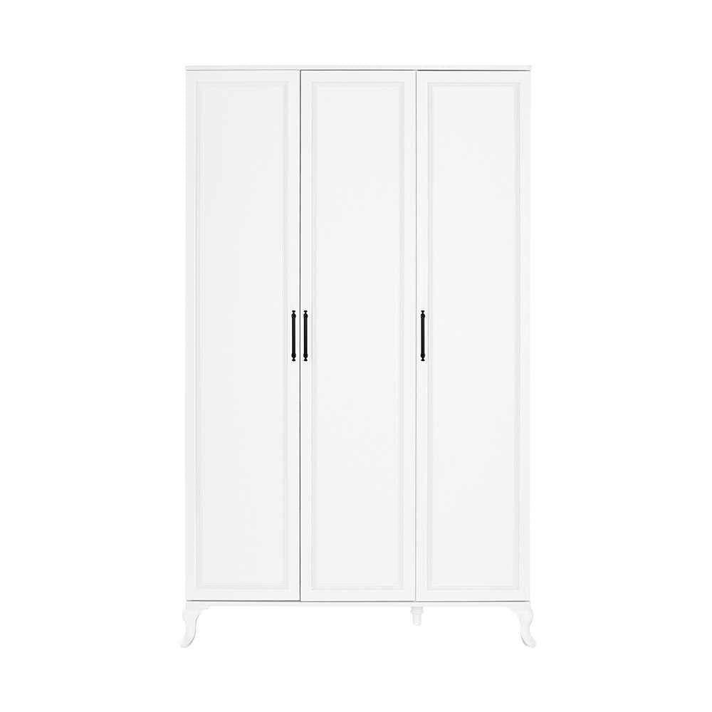 Dulap Haine GRD-1030-DD-3 Home Collection® Country, 3 usi, Alb, 103x199x51 cm