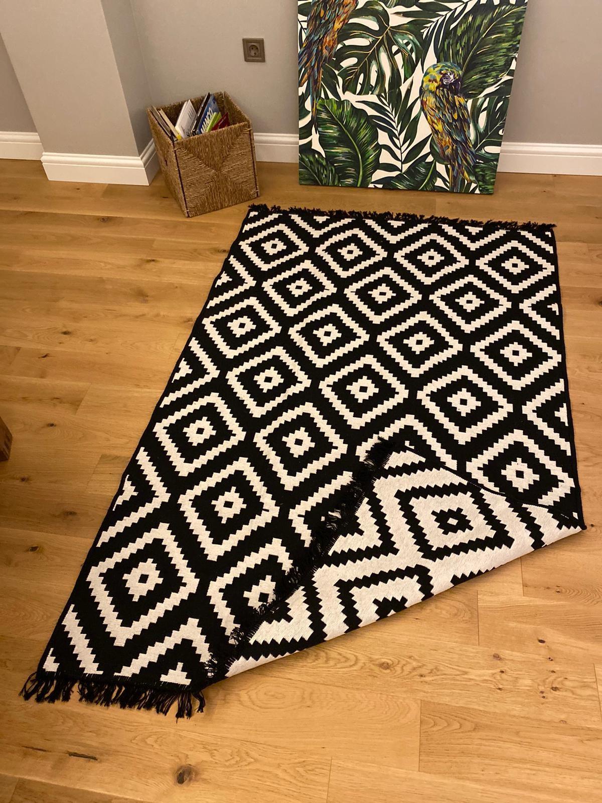 Covor Cotton, Negru (diverse dimensiuni) - 160 x 250