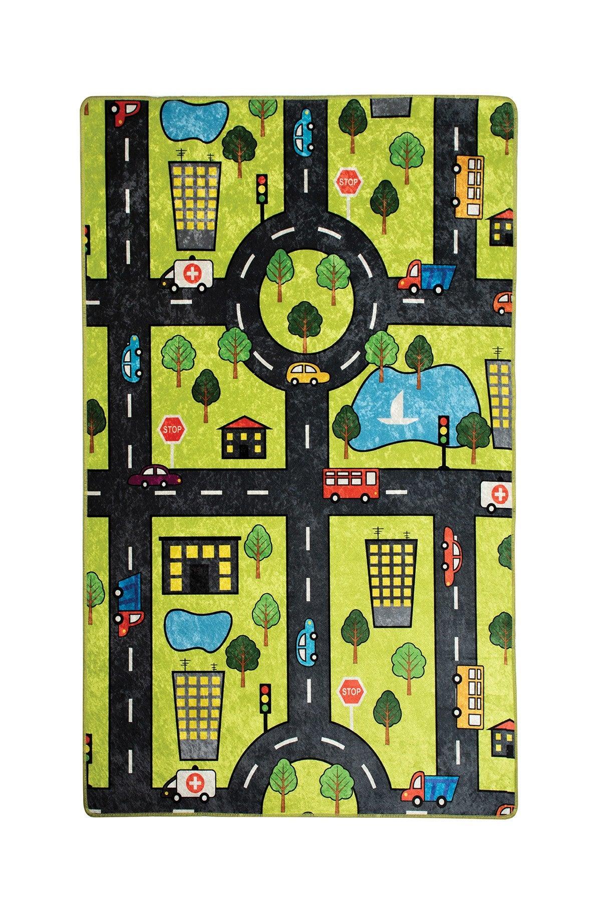 Covor de Copii Green City (diverse dimensiuni) - 140 x 190