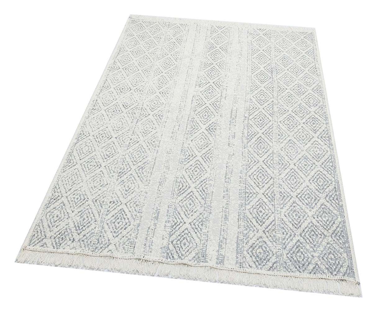 Covor de living / dormitor Maze Home ARYA Reversibil, Lavabil, Stone Grey, 120x180 cm