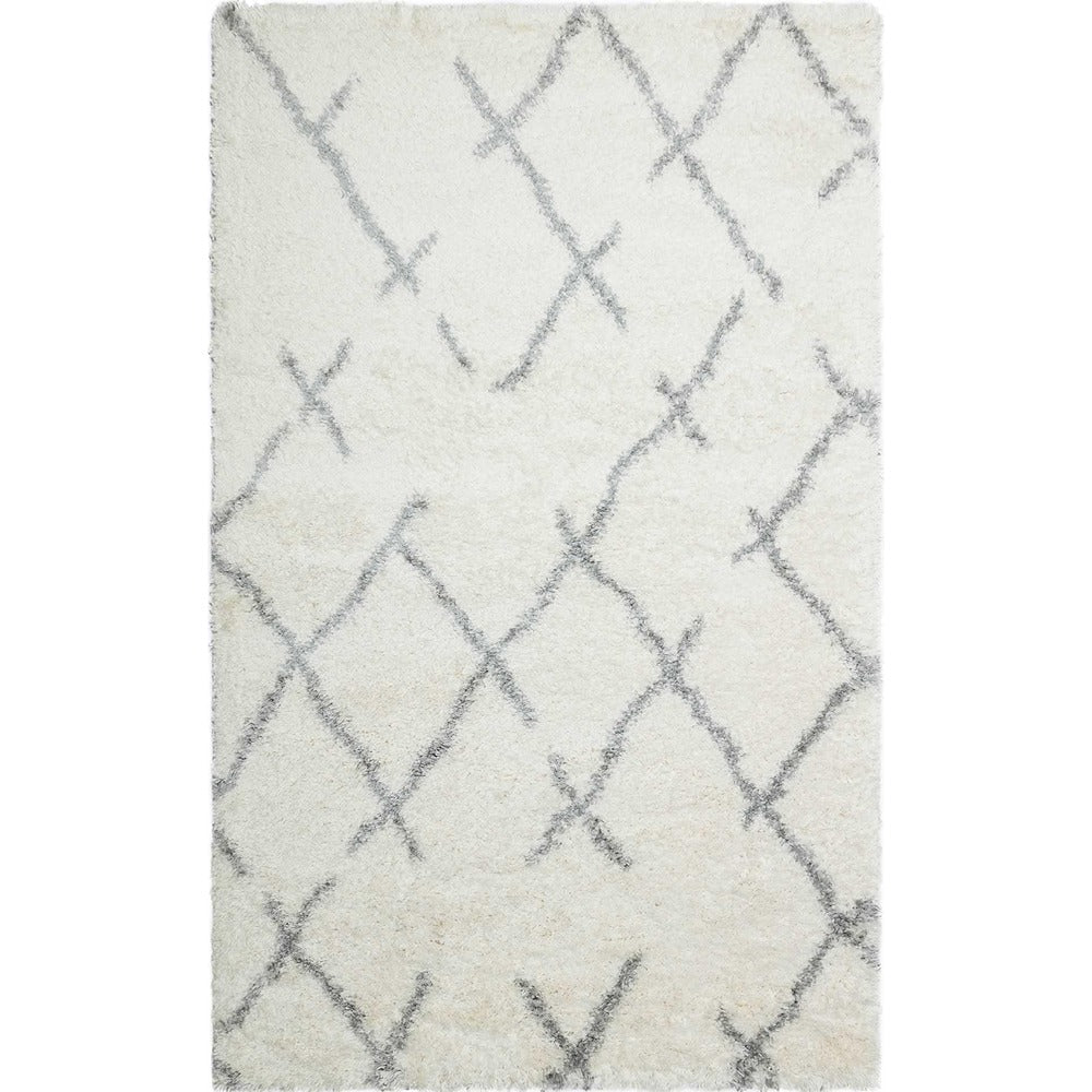 Covor de living / dormitor Maze Home Loft, Crem - Gri, 120x180 cm