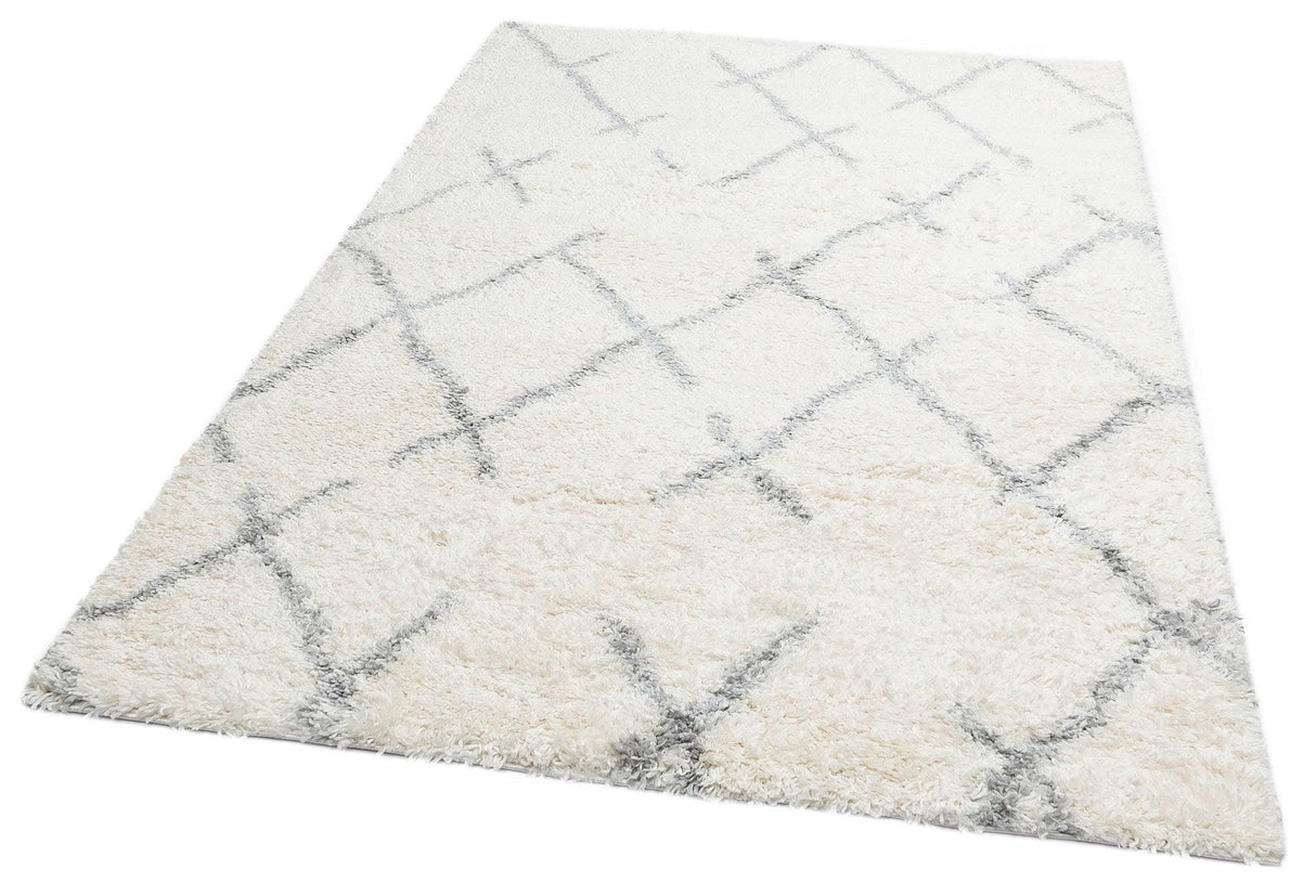 Covor de living / dormitor Maze Home Loft, Crem - Gri, 120x180 cm