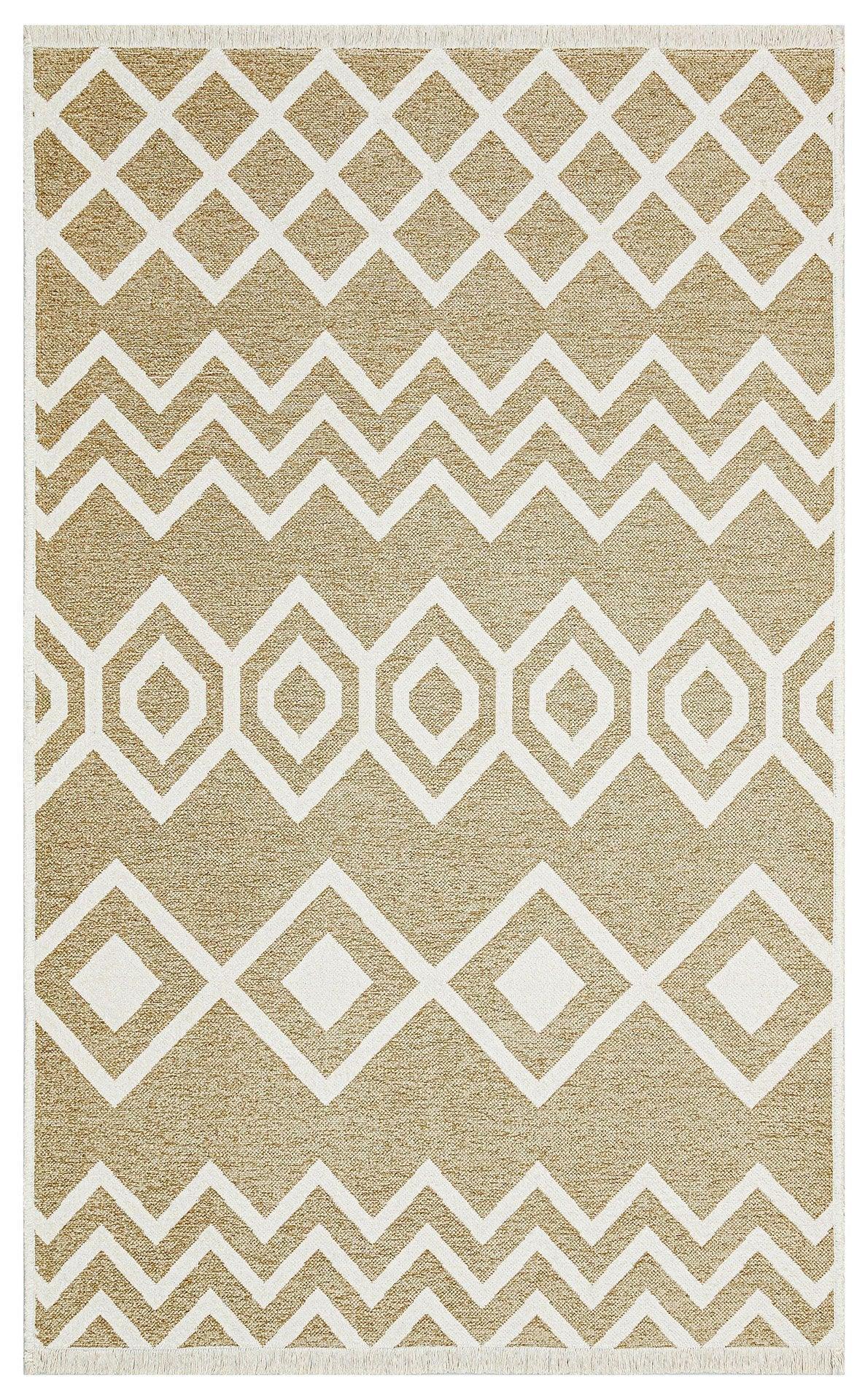 Covor de living / dormitor Maze Home Mondo Reversibil, Cream Beige 01 (diverse dimensiuni), 80x150 cm - Covor Maze Home MONDO, Reversibil, Cream Beige 01 - Adorehome.ro - Covoare - Maze - MD 01 BEIGE _ 160*230