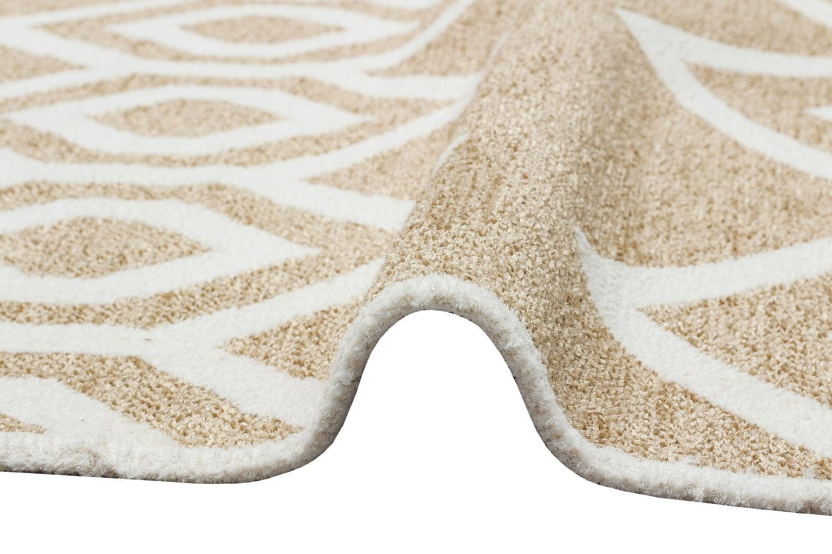 Covor de living / dormitor Maze Home Mondo Reversibil, Cream Beige 01 (diverse dimensiuni), 80x150 cm - Covor Maze Home MONDO, Reversibil, Cream Beige 01 - Adorehome.ro - Covoare - Maze - MD 01 BEIGE _ 160*230