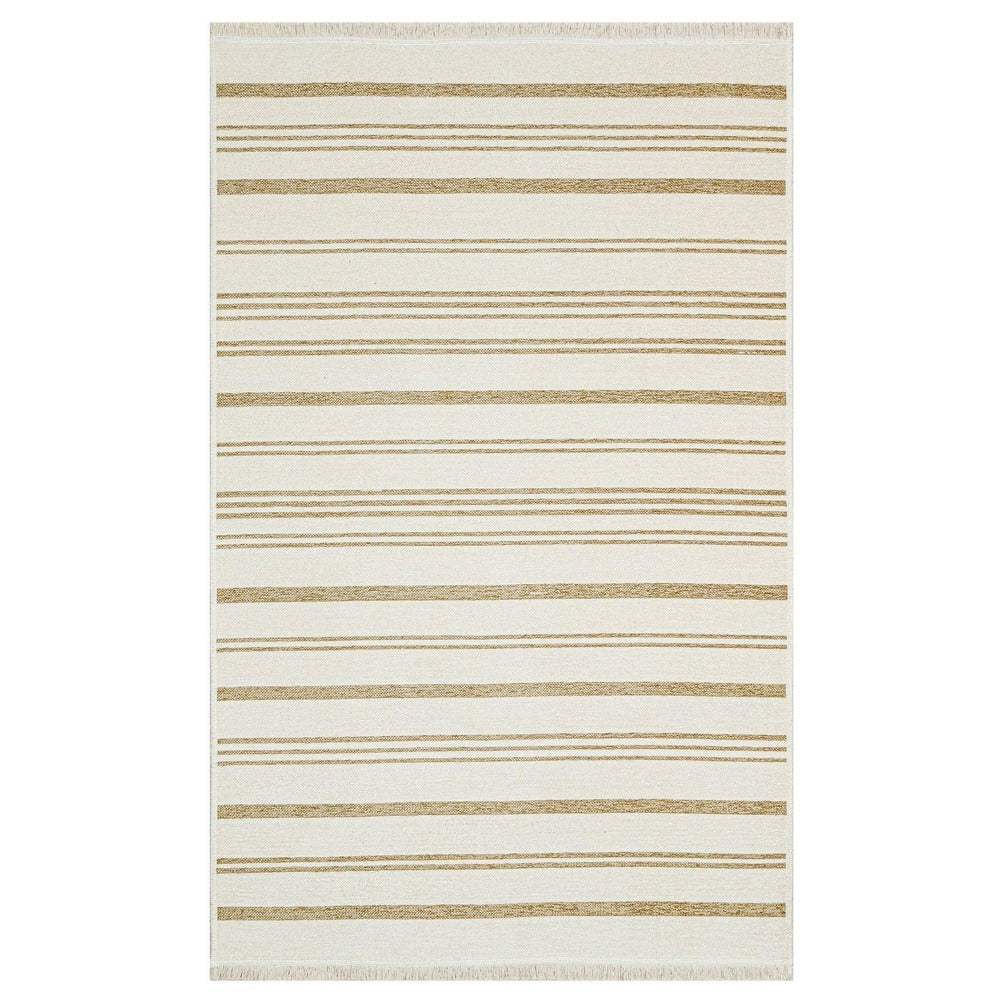 Covor de living / dormitor Maze Home Mondo Reversibil, Cream Beige 02 (diverse dimensiuni), 120x180 cm - Bej