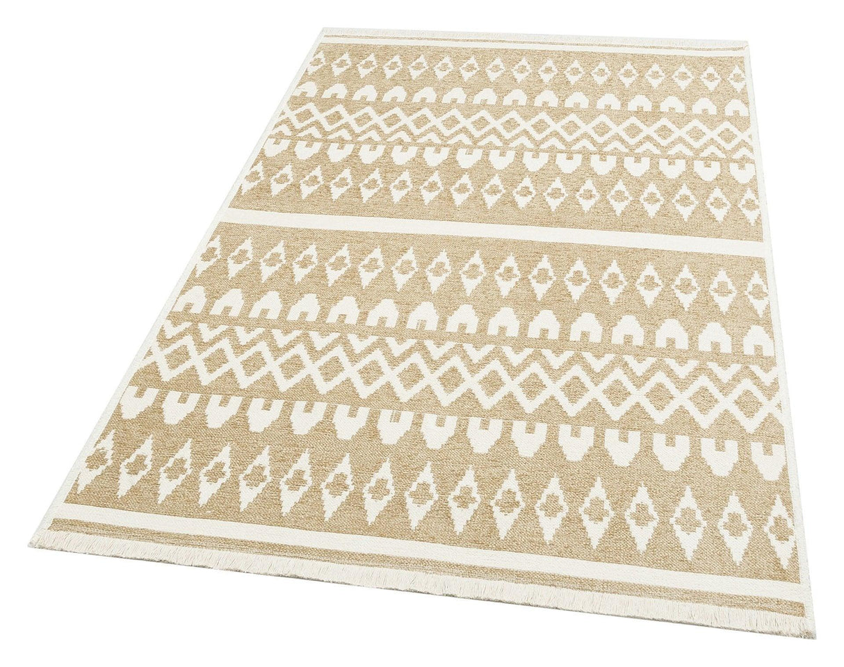 Covor de living / dormitor Maze Home Mondo Reversibil, Cream Beige 03 (diverse dimensiuni), 120x180 cm - Covor Maze Home MONDO, Reversibil, Cream Beige 03 - Adorehome.ro - Covoare - Maze - MD 03 BEIGE _ 80*150