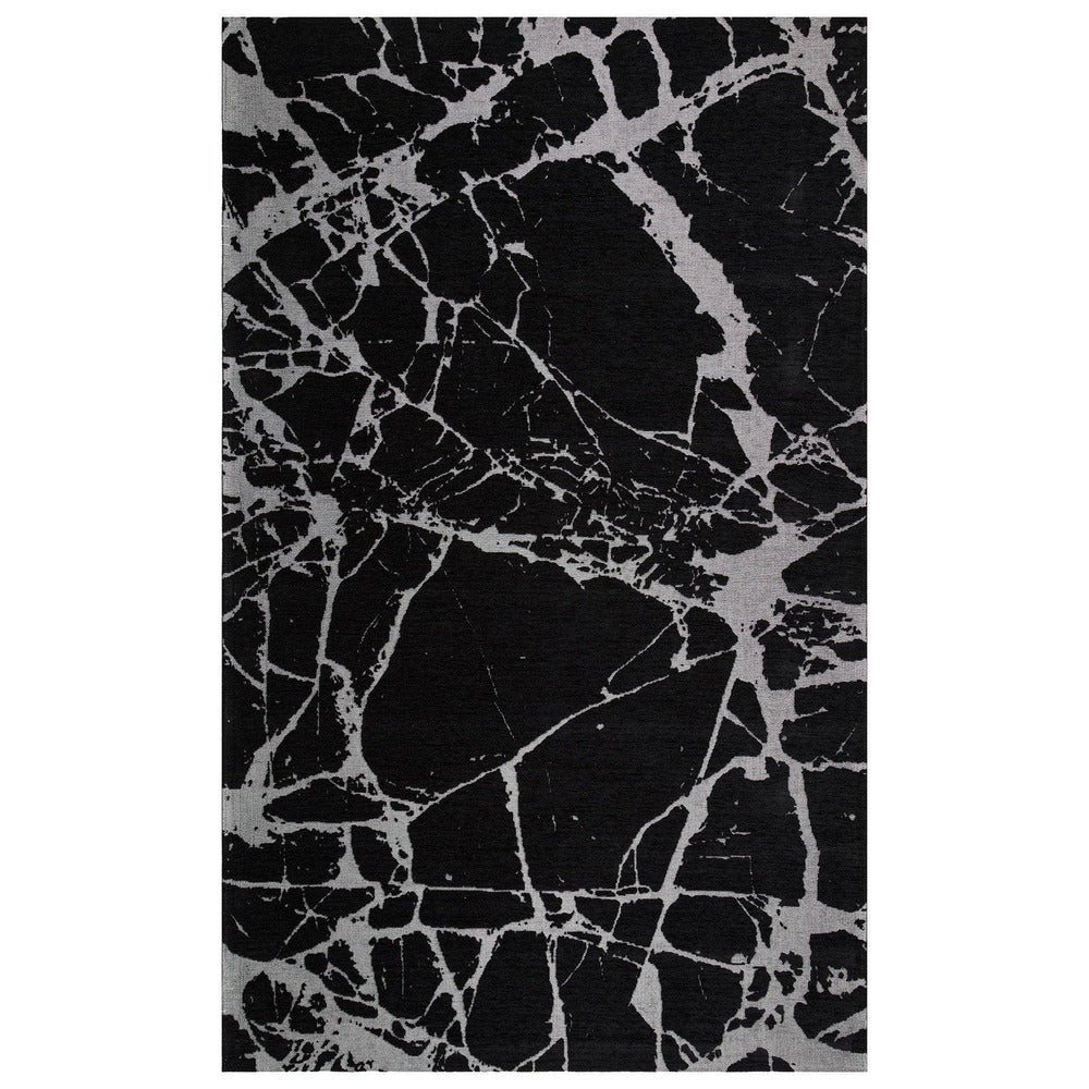 Covor de living / dormitor Maze Home Smart, Gri - Negru (diverse dimensiuni), 120x180 cm - Negru