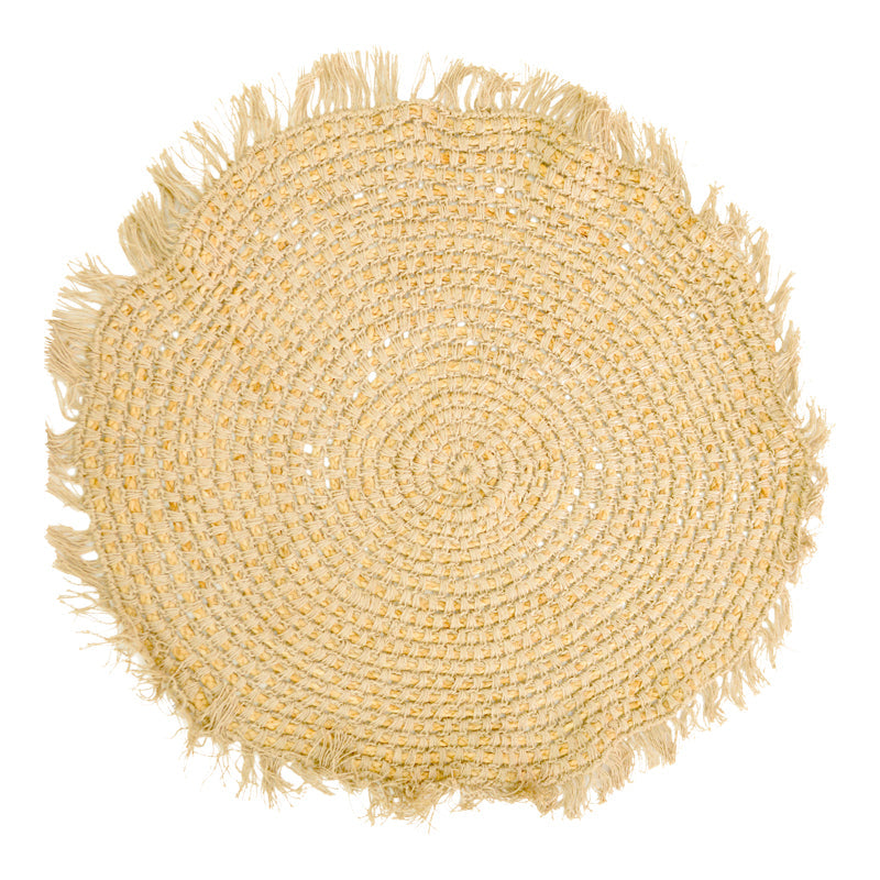 Covor din Juta Mibre, Natural, Dia. 120 cm, 120x120 cm