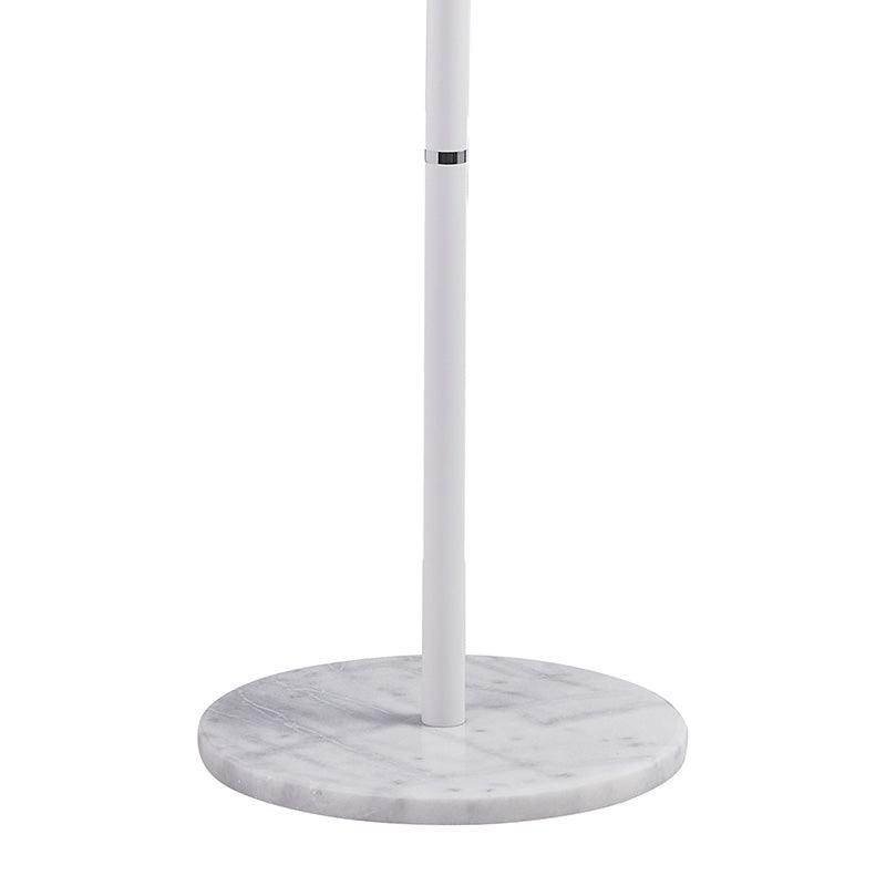 Cuier Marietta metal, Negru - Alb, D37x177 cm - Alb