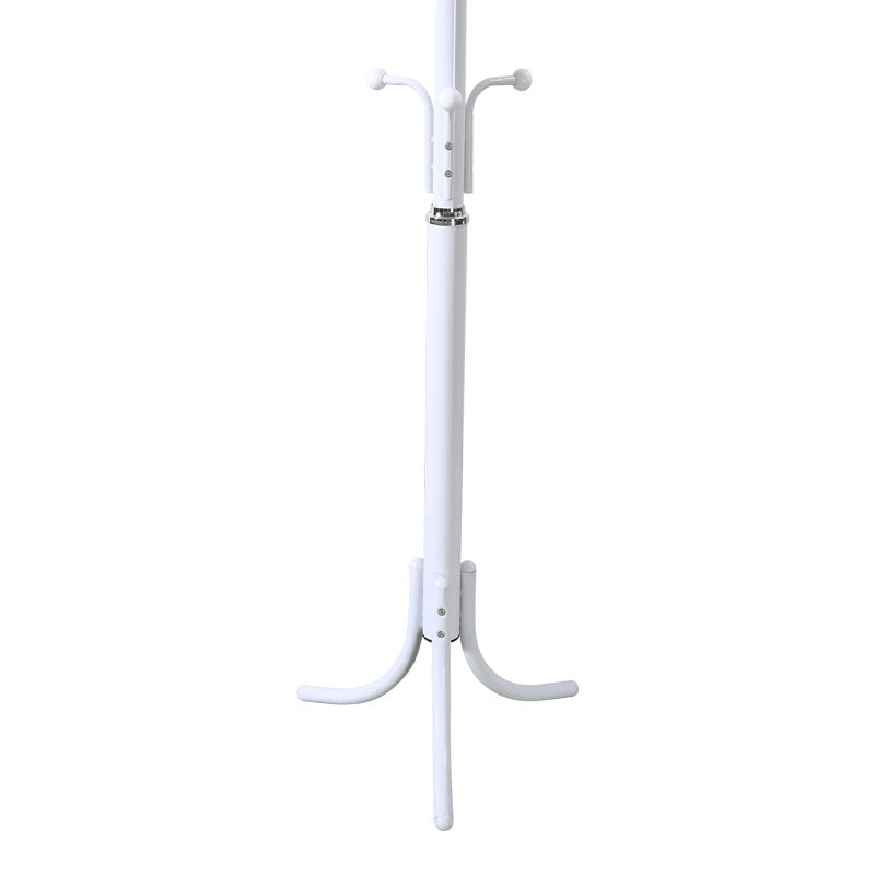 Cuier metalic Mendora, Alb - Negru, 40x40x180 cm - Alb