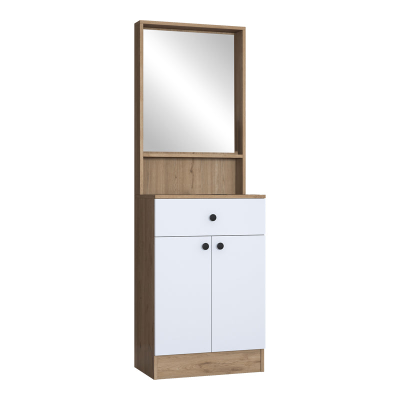 Cuier Rockder cu oglinda, 60x35x183 cm - Cuier Rockder cu oglinda, 60x35x183 cm - 182-000101