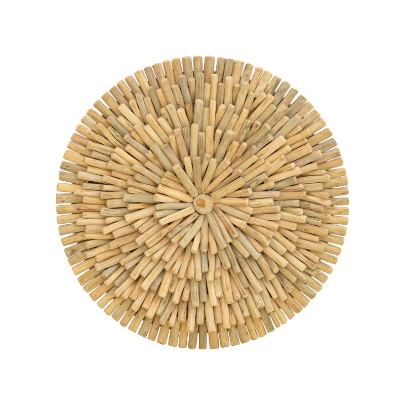 Decoratiune de perete Decofy, Natural, 60x60x5 cm
