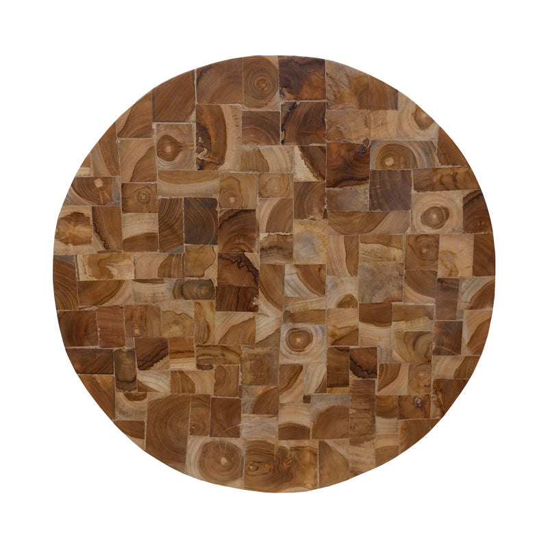 Decoratiune de perete din lemn Sorendine Boho, Natural, 60x60x6 cm