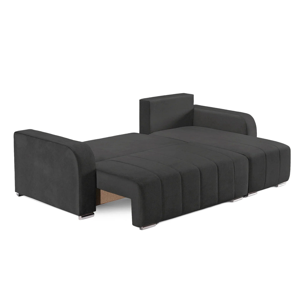 Canapea extensibilă 3 locuri cu depozitare Armando, Colț, Diverse culori, 240x147x85 cm - Gri închis | SKU: Diego CU-2SBD/WHS019-WHS019-WHS019 | Canapea extensibilă 3 locuri cu depozitare Armando, Colț, 240x147x85 cm, varianta Gri închis, produs pentru amenajarea locuinței, disponibil online în România la CasaMob