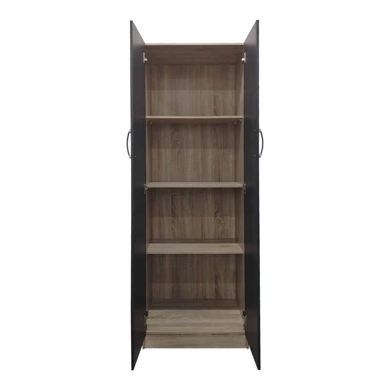Dulap Athos cu 2 usi, 60x42x180 cm - Sonoma-Antracit