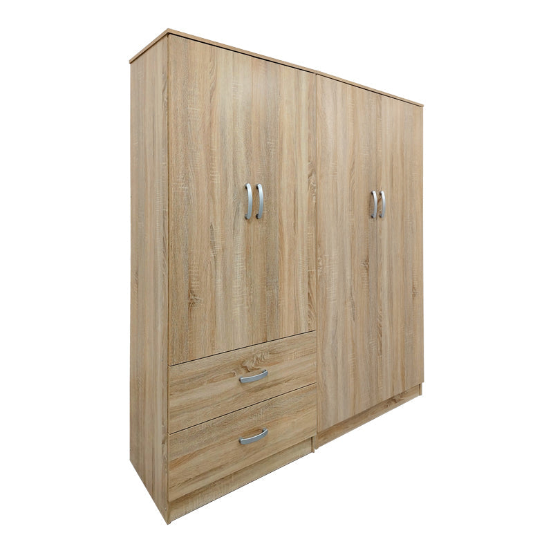 Dulap Athos cu 4 usi, 160x42x180 cm - Stejar