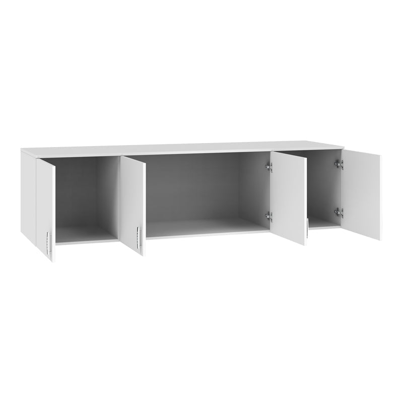 Dulap cu patru uși Royal Loft, Diverse culori, 200x58x53 cm - Alb