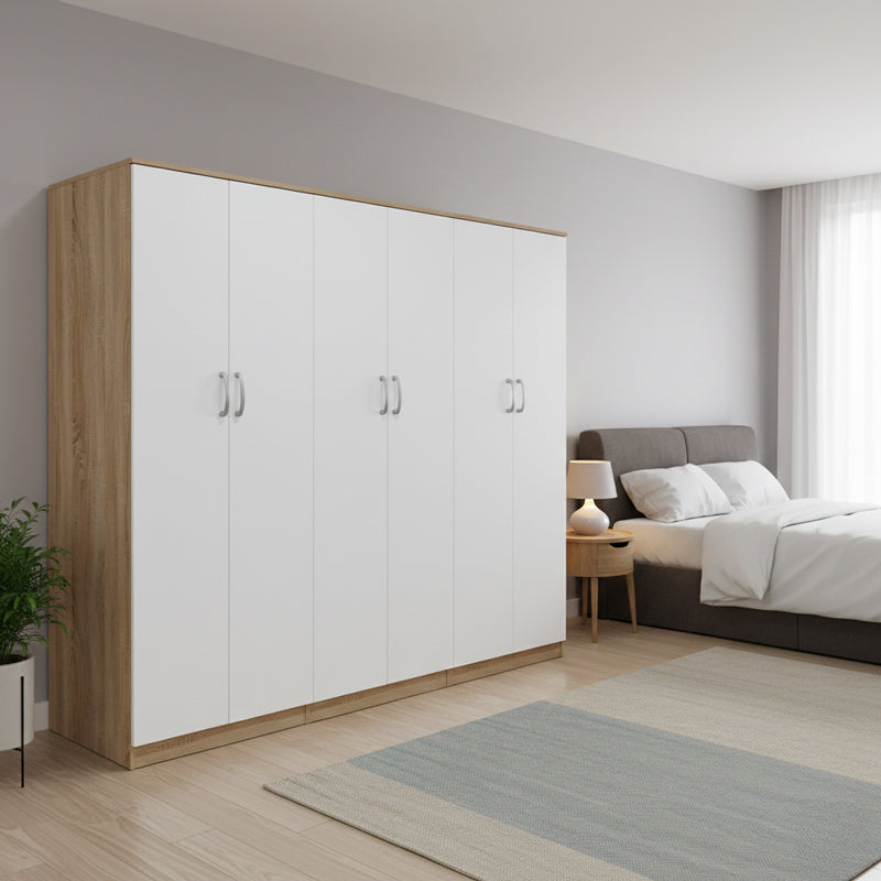 Dulap Athos II cu 6 usi, 240x42x180 cm - Dulap Athos II cu 6 usi, 240x42x180 cm - 383-000228