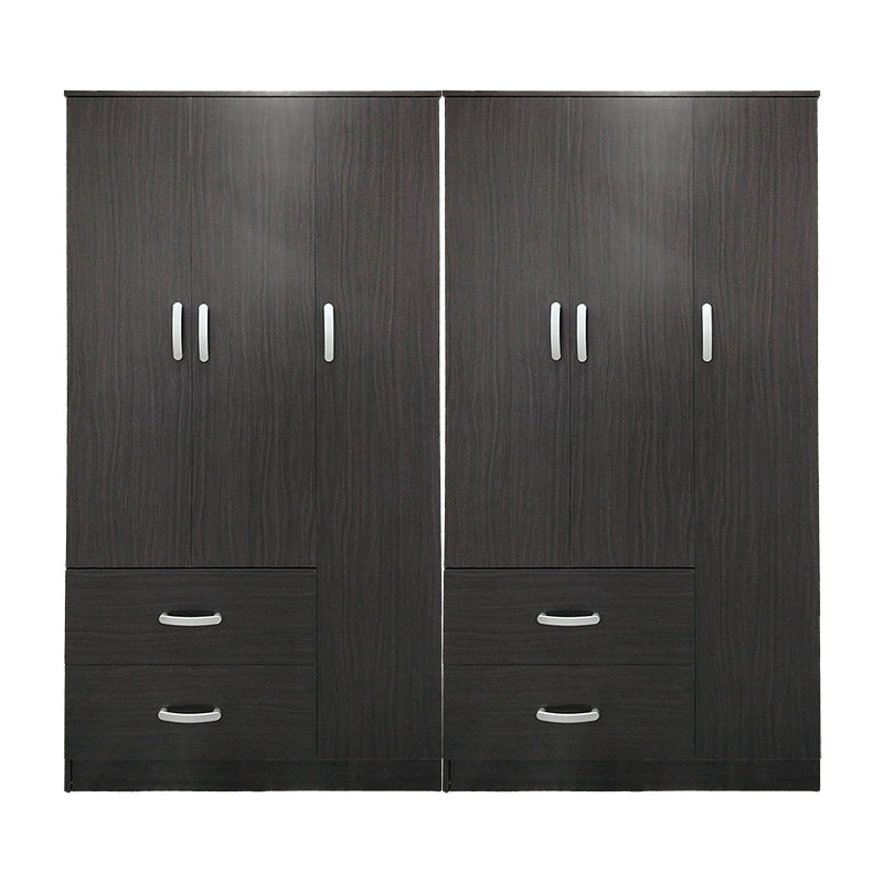 Dulap Athos cu 6 usi, 180x42x180 cm - Nuc