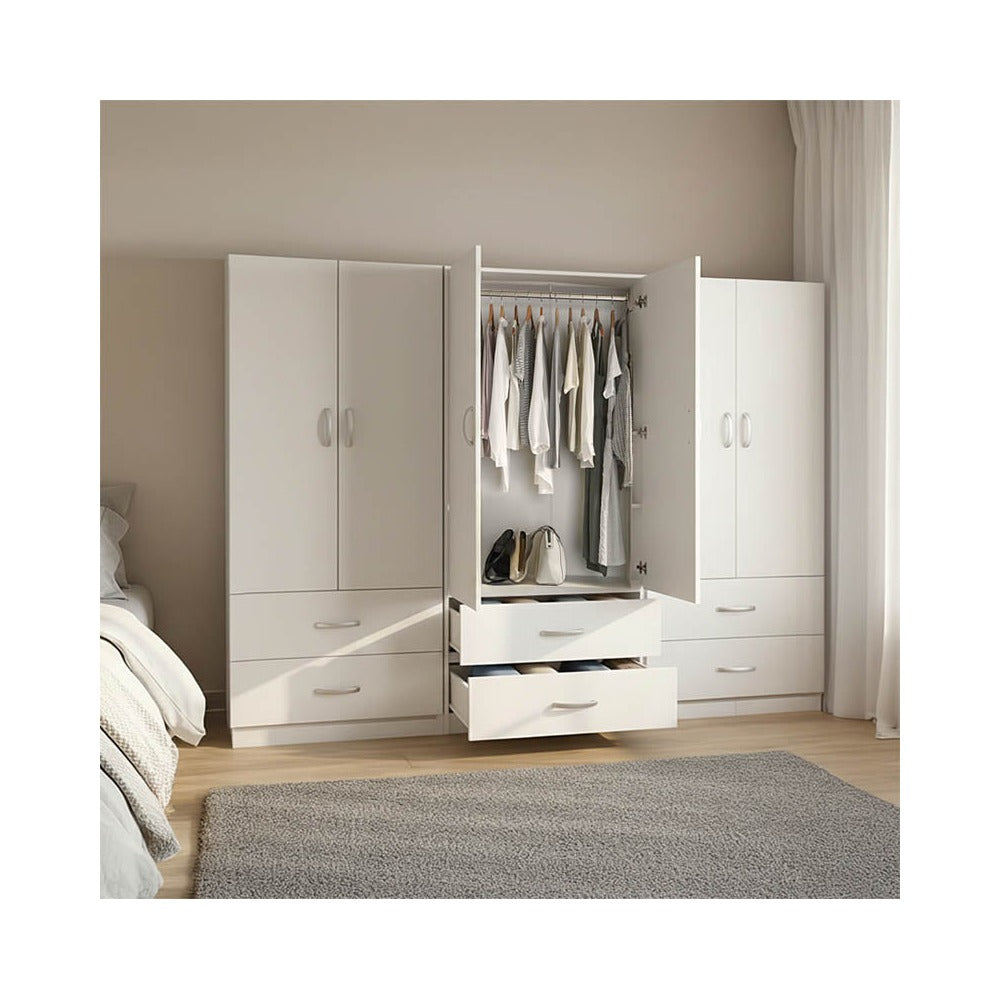 Dulap Athos cu 6 usi si sertare, 240x42x180 cm - Dulap Athos cu 6 usi si sertare, 240x42x180 cm