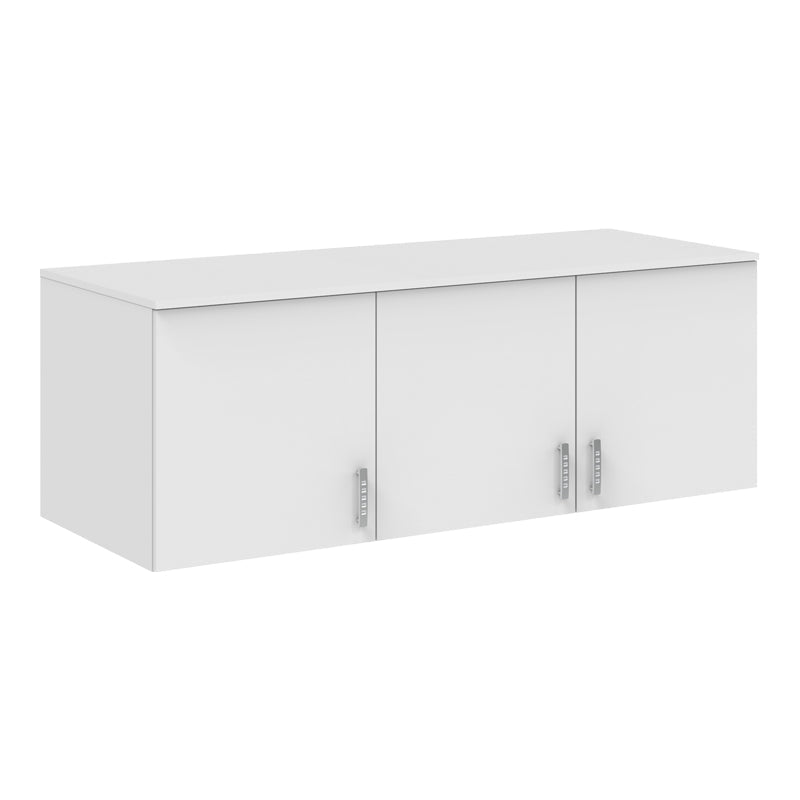 Dulap cu trei uși Royal, Loft, lemn, Alb - Stejar, 150x58x53 cm - Dulap cu trei uși Royal, Loft, lemn, Alb - Stejar, 150x58x53 cm