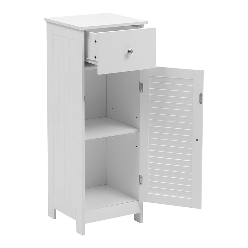 Dulap de baie Chesy, MDF, 32x30x87 cm - Dulap de baie Chesy, MDF, Alb, 32x30x87 cm, imagine ambient