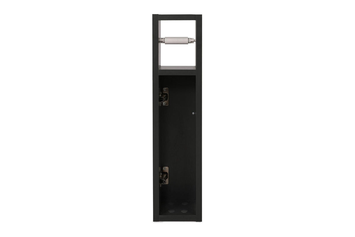 Dulap de Baie Hartie igienica, 15x65x12 cm - Gri