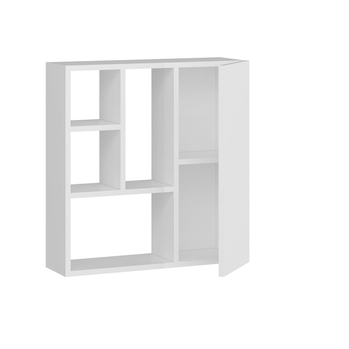 Dulap de baie Suspendat Secret, Alb, 60x64x22 cm