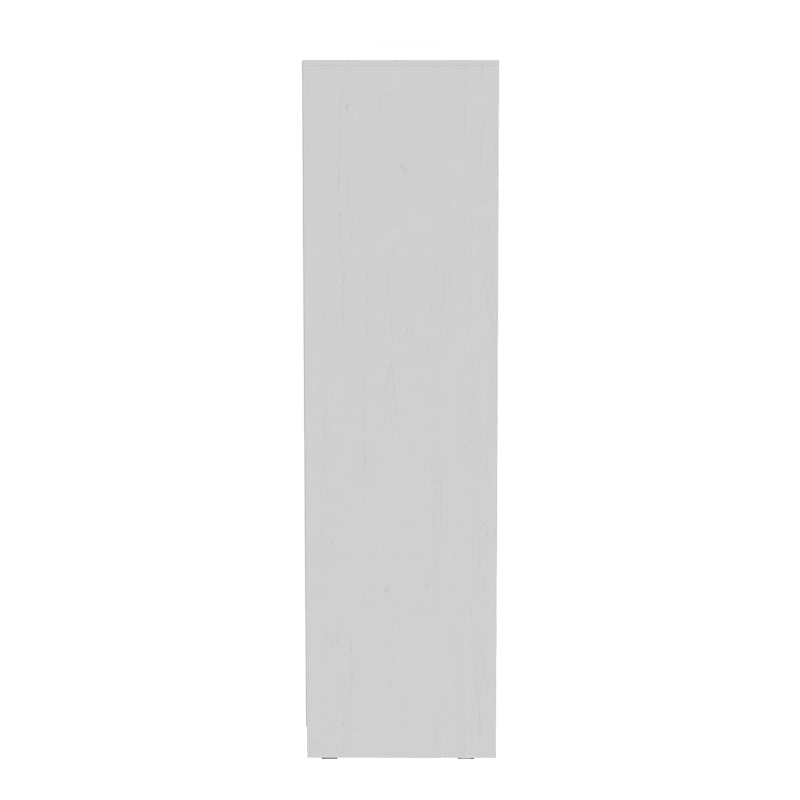 Dulap dormitor cu 2 usi glisante cu oglinda Aparador, Alb - Stejar, 180x60x220 cm - Alb