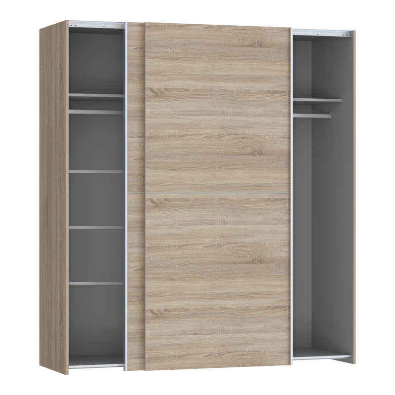 Dulap dormitor Noez, Stejar, 170x61x190 cm