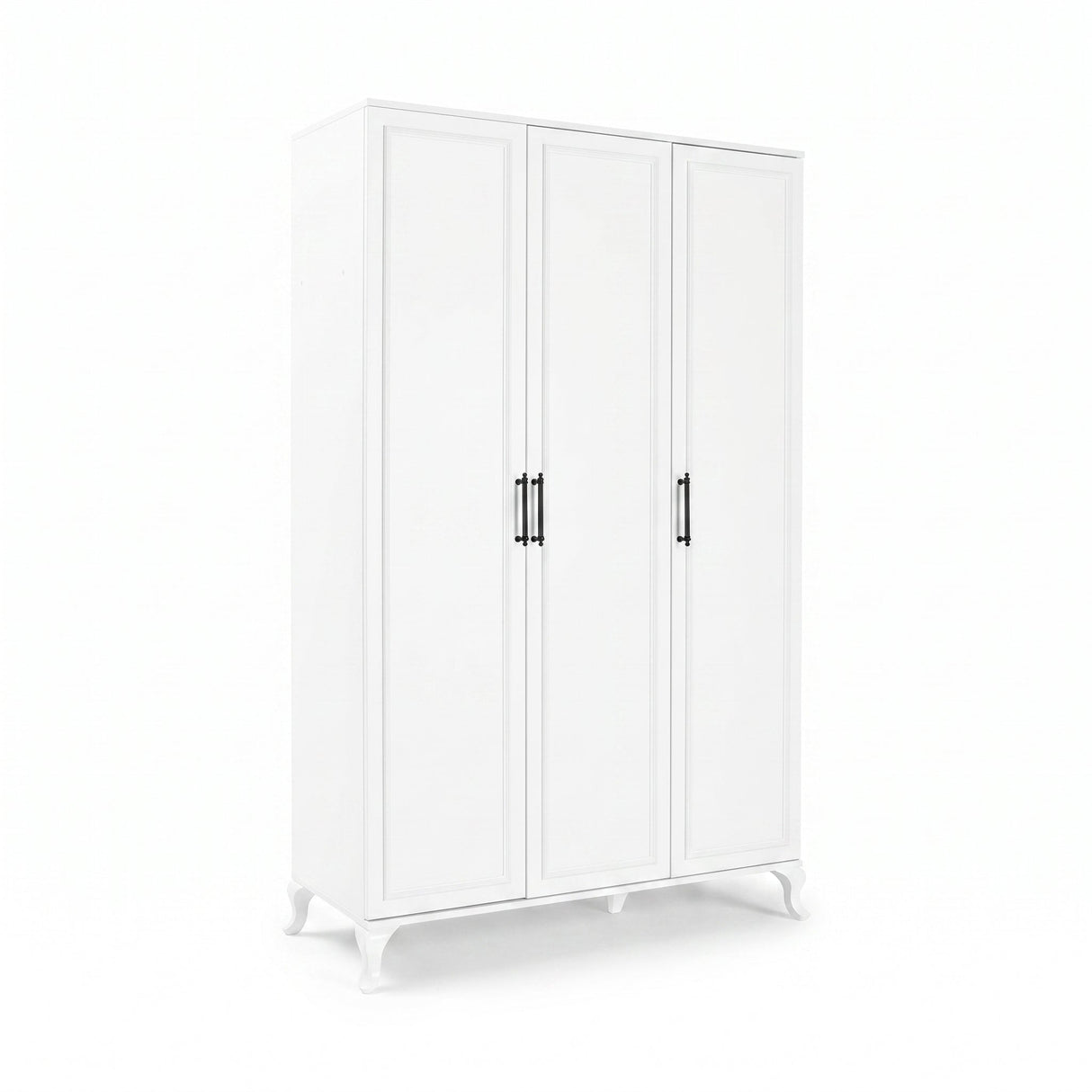 Dulap Haine GRD-1030-DD-3 Home Collection® Country, 3 usi, Alb, 103x199x51 cm