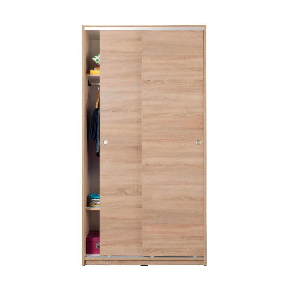 Dulap Haine SWD-402-BB-2 Home Collection® Slide Compact, 2 usi glisante, 94x182x52 cm - Natur | SKU: SWD-402-SS-2