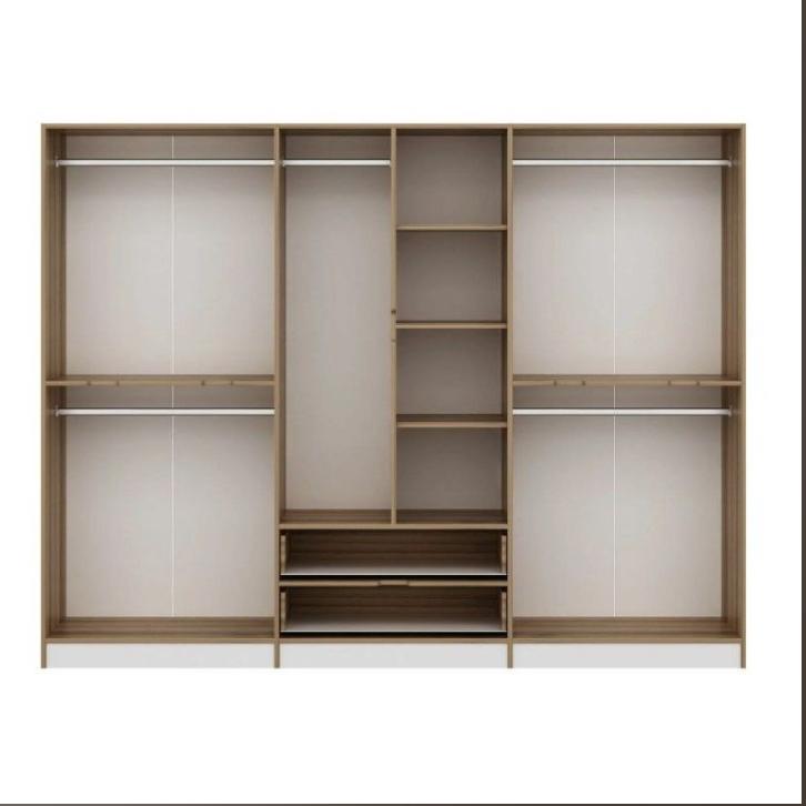 Dulap Haine Elina - 7927, Auriu, 277x52x208 cm