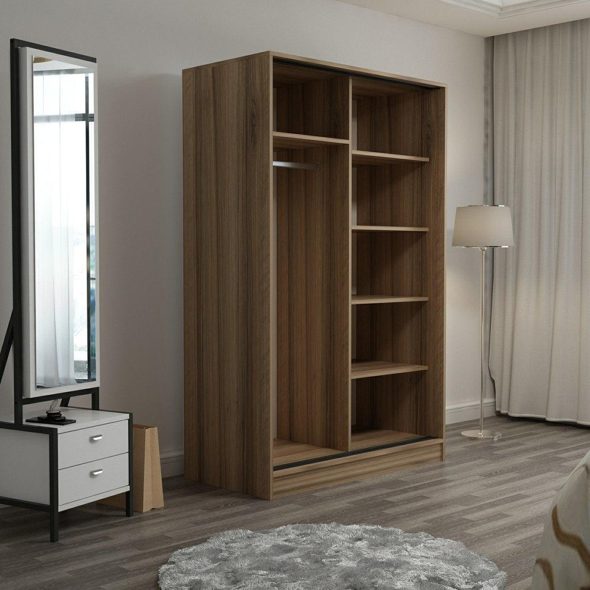Dulap Haine Kale - 2319, Stejar, 120x210x52 cm
