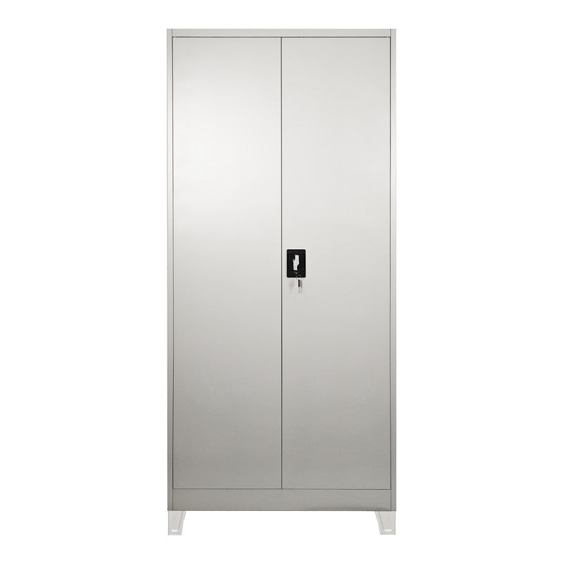 Dulap multifunctional Zogi, Metal, 90x45x190 cm - Gri