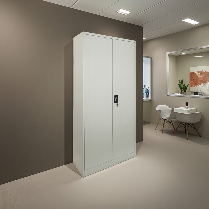 Dulap multifunctional Ugren, Metal, 90x40x180 cm - Gri