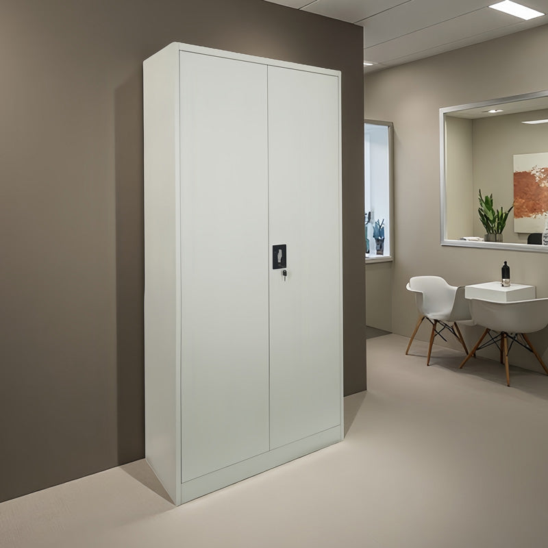 Dulap multifunctional Zogi, Metal, 90x45x180 cm - Gri
