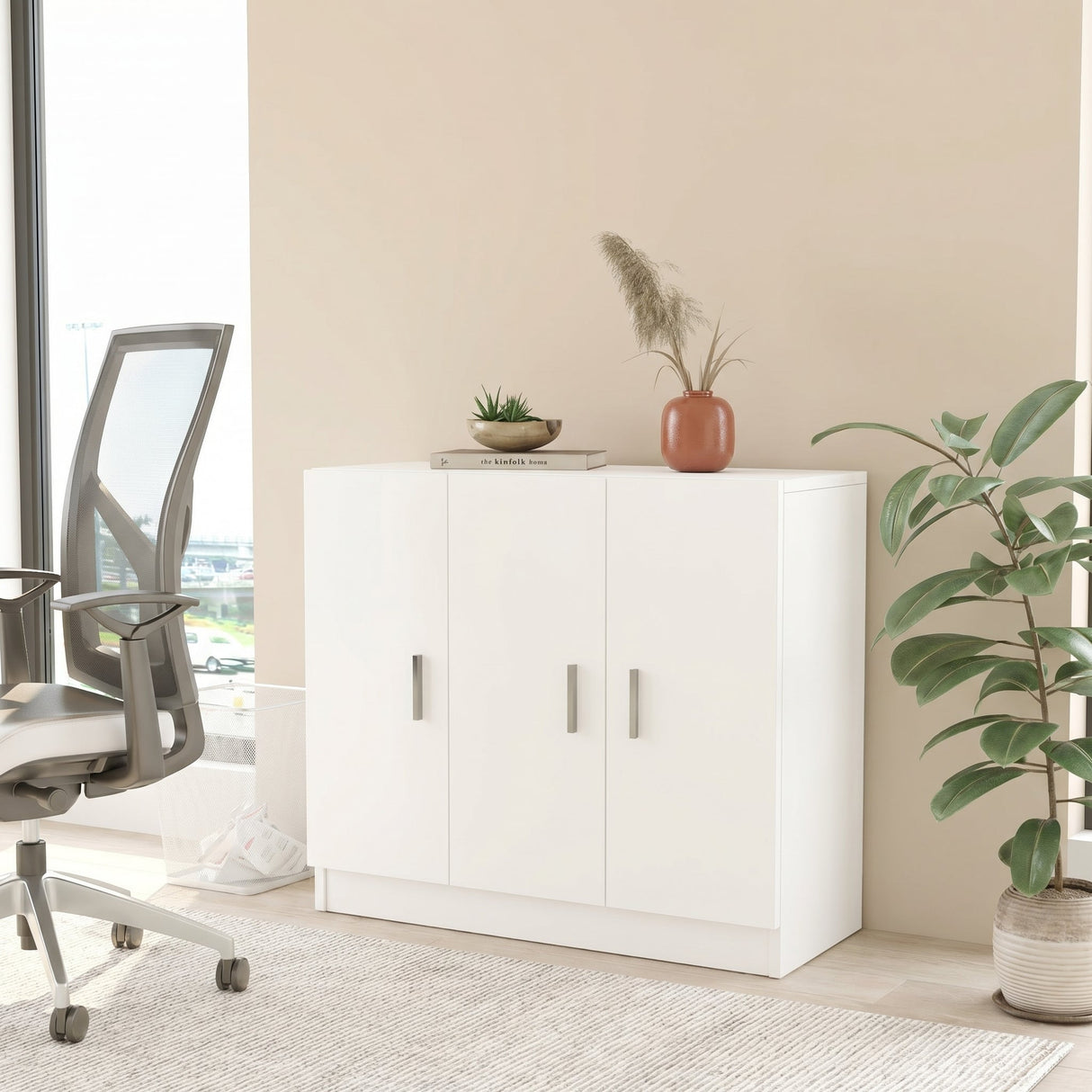 Dulap Multifunctional AR3 - CA, Alb, 89x74x39 cm