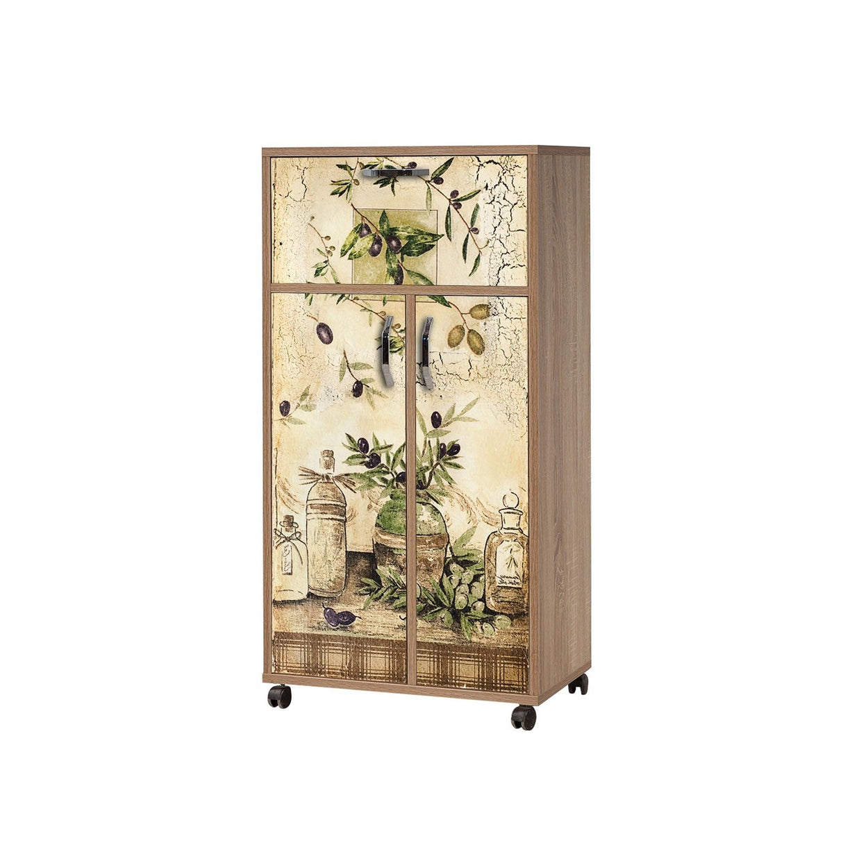 Dulap Multifunctional Kiler 3, Crem, 116x36x60 cm
