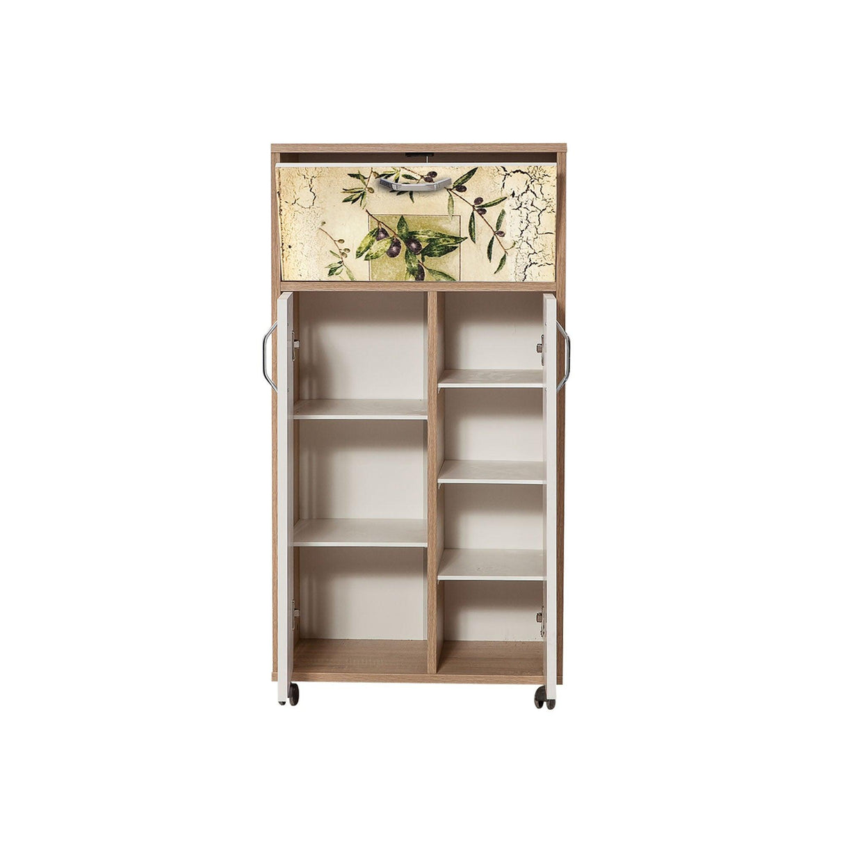Dulap Multifunctional Kiler 3, Crem, 116x36x60 cm
