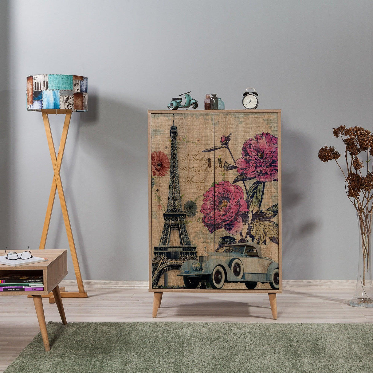 Dulap Multifunctional Multibox 14, Stejar Sonoma, 127x36x80 cm