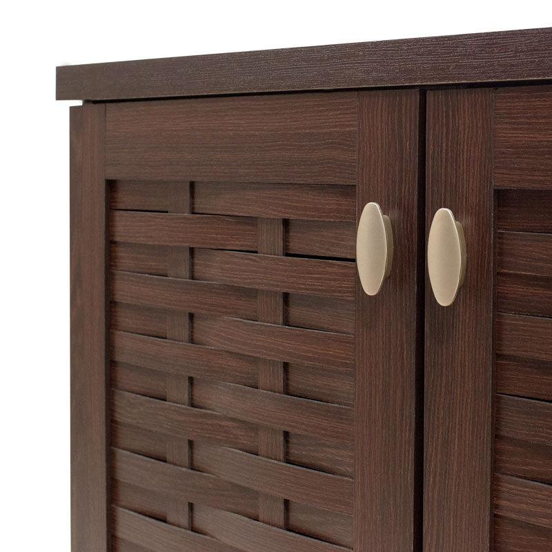 Dulap pantofi Mantam 16 perechi, 115x40x92 cm - Nuc