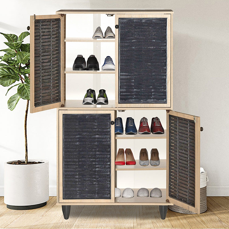 Dulap pantofi Ronan, 71x35x122 cm - Natur