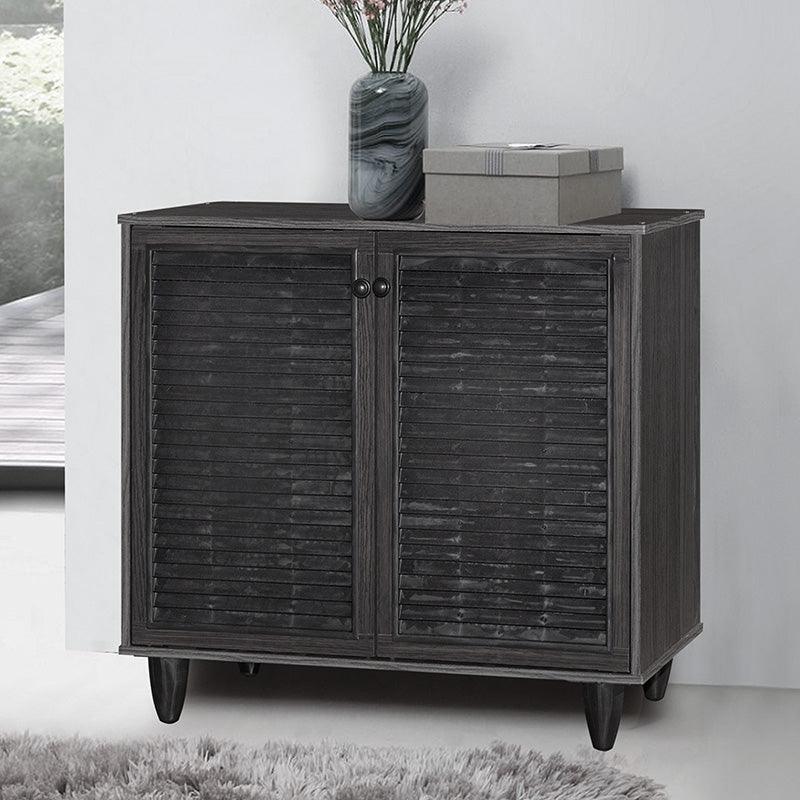 Dulap pantofi Ronan, 71x35x66 cm - Negru