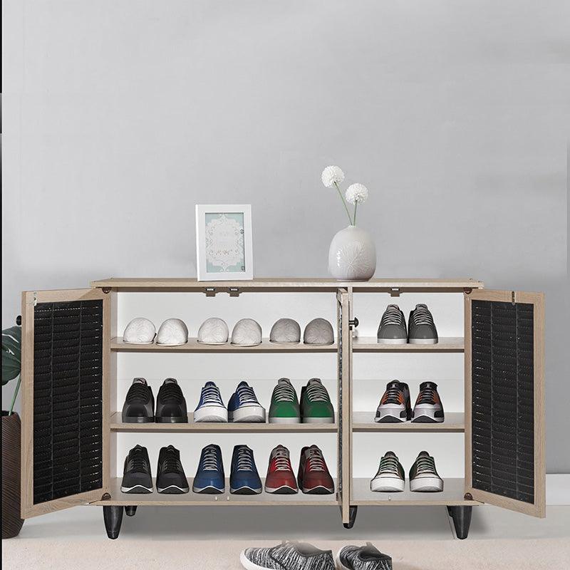 Dulap pantofi Ronan, 105x35x66 cm - Natural